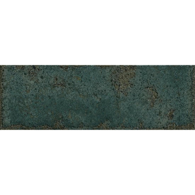 Colorker Enjoy Decor-strip - 10x30cm - 8mm - gerectificeerd - Porcellanato - Emerald (Groen)