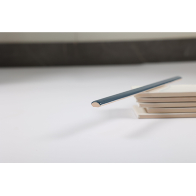 Cifre Ceramica Quarter Round wandtegel - 1.5x30cm - 8mm - Rechthoek - Marine mat