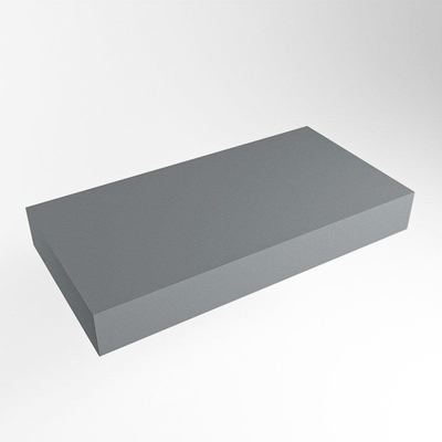Mondiaz TOP 46 Vrijhangend Topblad - 90x46x12cm - geschikt voor waskom - Solid surface - Plata