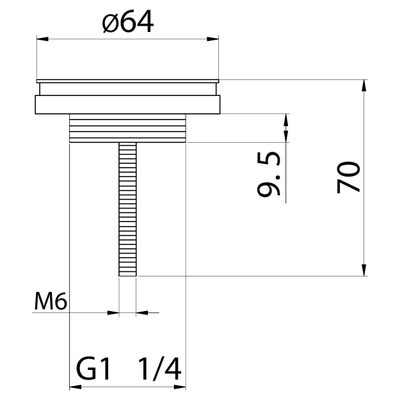 Differnz Fonteinkraanset Mat chroom