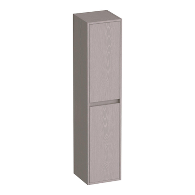 BRAUER Adore badkamerkast - 160x35x35cm - met 2 deuren greeploos links- of rechtsdraaiend Timber Greige