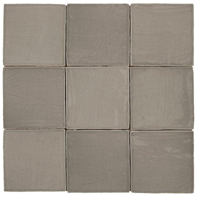 SAMPLE Roca St Tropez Wandtegel 13x13cm 8.5mm witte scherf Gris