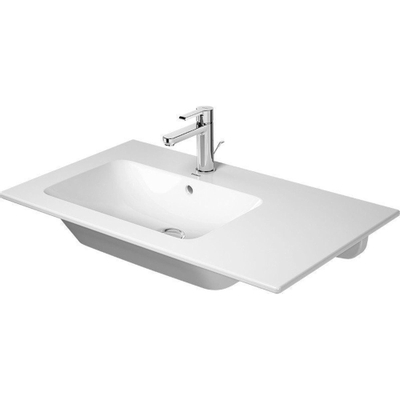 Duravit Me by starck meubelwastafel links zonder kraangat 83 x 49 cm wit