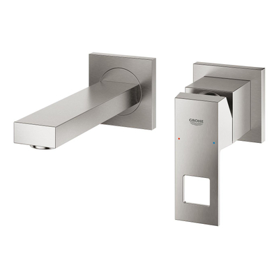 GROHE Eurocube afbouwdeel v. inbouw wandkraan met uitloop 17.2cm supersteel