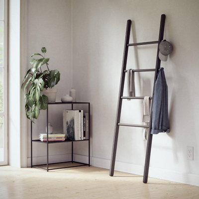 Umbra Leana handdoekladder 51x152x4cm Hout Zwart