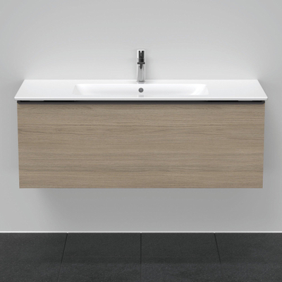 Duravit D-Neo wastafelonderkast 121x44x46.2cm 1 lade Eiken (terra) Mat