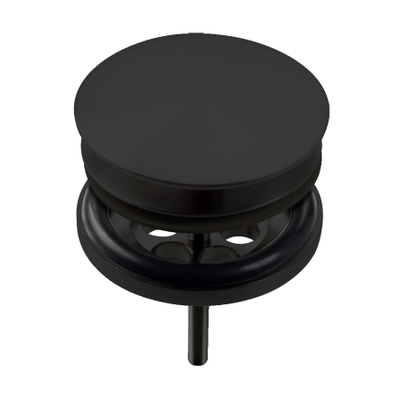 Clou Wash Me plug met afdekkap niet afsluitbaar Zwart mat