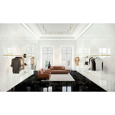 EnergieKer Onyx Vloer- en wandtegel - 120x120cm - gerectificeerd - glans Wit