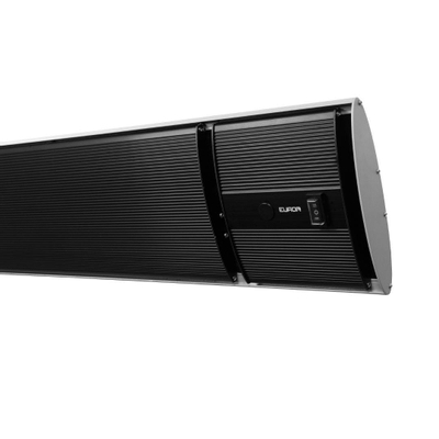 Eurom Terrasverwarming Outdoor Heatpanel 2400watt wand/plafond met afstandsbediening zwart