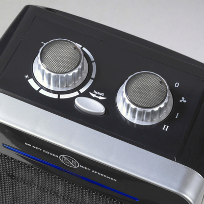 Eurom Safe-T heater 2000 Keramische Kachel 2000watt 31.5x19.7x15.8cm Zwart