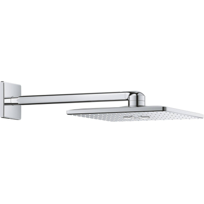 GROHE Smartcontrol Regendoucheset Inbouw - hoofddouche vierkant 31 cm - 2 functies - handddouche staaf 1 stand - chroom