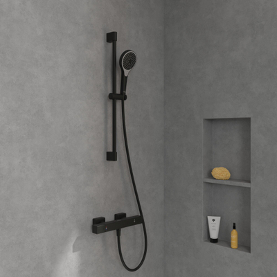 Villeroy & Boch Universal Taps & Fittings Douchethermostaat voor douche Hoekig - mat zwart