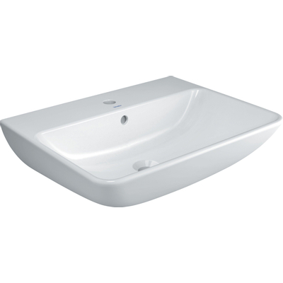 Duravit ME by Starck wastafel 60x46cm met 1 kraangat met overloop met wondergliss wit