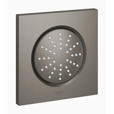 GROHE Rainshower F5 Zijdouche - 1 straalsoort - 12.7x12.7cm - vierkant - incl. inbouwkraanhuis - brushed hard graphite