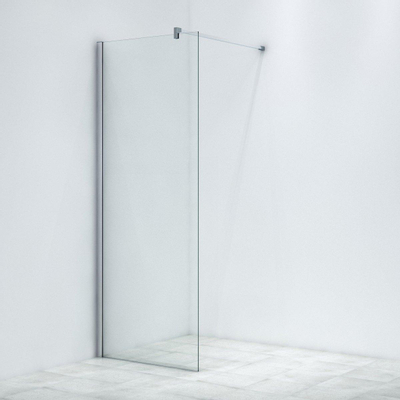 AKTIE inloopdouche 80x200cm veiligheidsglas anti kalk chroom