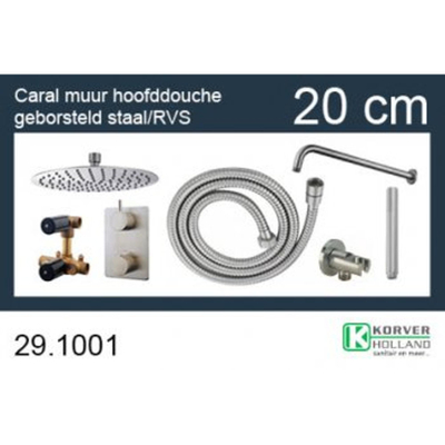 Wiesbaden one-pack inbouwthermostaatset rond type 202 GS (20cm)