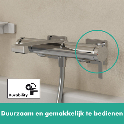 Hansgrohe Tecturis badkraan opbouw chroom