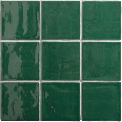 SAMPLE By Goof Wandtegel Oud Hollandse witjes oud groen Vintage Glans Oud Groen