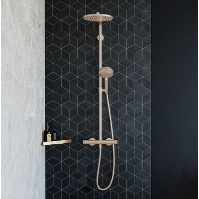 Hansgrohe Raindance Select Regendoucheset - thermostaat - hoofddouche 24cm - brushed bronze (brons)