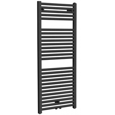 Wiesbaden Elara sierradiator antraciet 118.5x45cm midden onder aansluiting