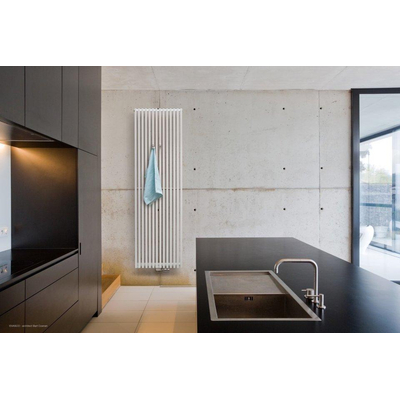 Vasco Zana ZV 2 designradiator 2200x384mm 2064W aansluiting 0066 wit