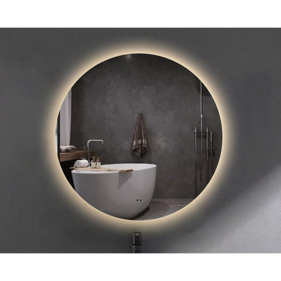 FugaFlow Eccelente Arredo Badkamerspiegel - rond - diameter 100cm - indirecte LED verlichting - spiegelverwarming - schakelaar