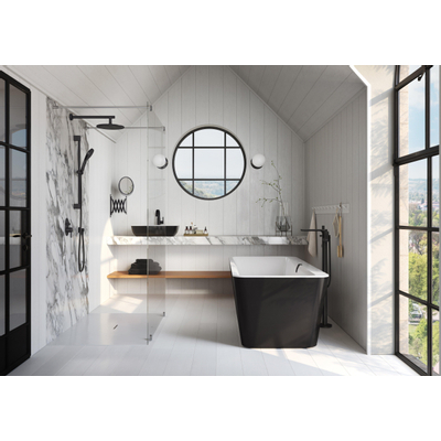 Villeroy & Boch Squaro Infinity kunststof douchebak quaryl rechthoekig 120x80x4cm mat wit