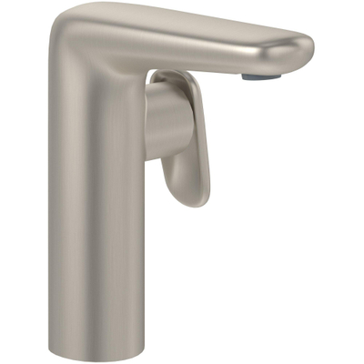 Villeroy & Boch Antao Eengreeps wastafelkraan - met Push-Open afvoergarnituur - Matt Brushed Nickel (RVS)