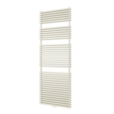 Plieger Florian Nxt M designradiator dubbel horizontaal met middenaansluiting 1710x600mm 1366W wit structuur