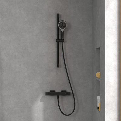 Villeroy & Boch Universal Taps & Fittings Douchethermostaat voor douche Hoekig - mat zwart