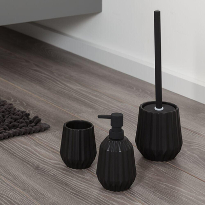 Sealskin Arte Toiletborstel met houder Keramiek Zwart