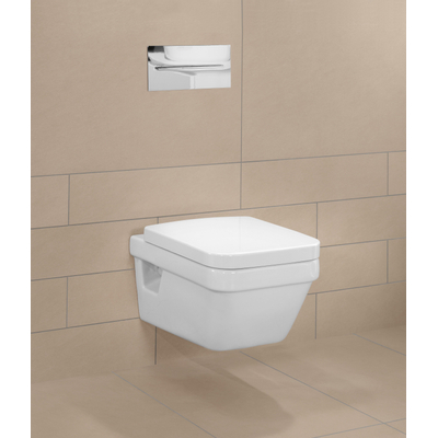 Villeroy & Boch Omnia Architectura closetzitting met deksel hoekig wit