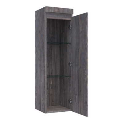 BRAUER Joy badkamerkast - 120x35x35cm - met 1 deur greeploos rechtsdraaiend Driftwood
