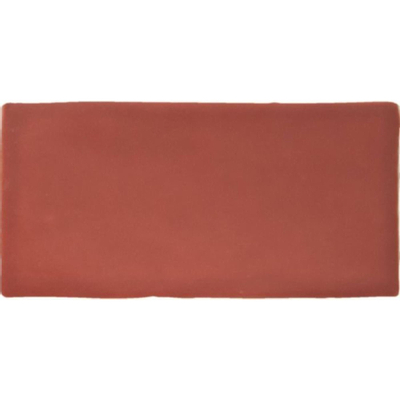 Cifre Ceramica Atlas wandtegel - 7.5x15cm - 8.5mm - Rechthoek - Rood mat