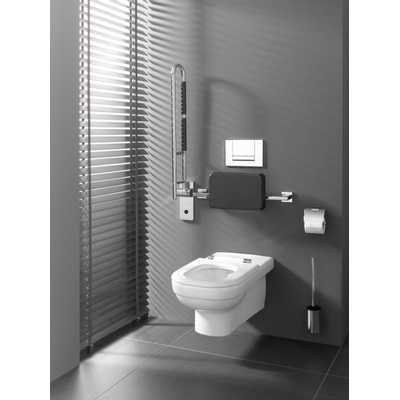 Emco System 2 toiletrolhouder met klep chroom