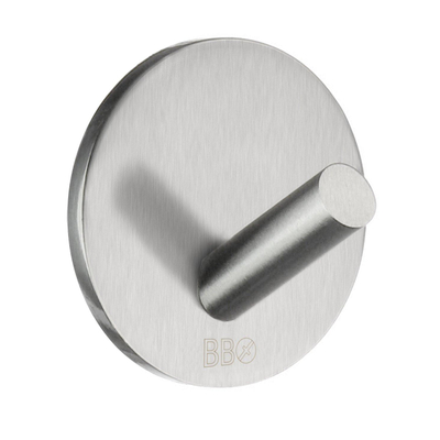 Smedbo Beslagsboden Handdoekhouder - 3x3x2.2cm - zelfklevend - RVS Geborsteld Edelstaal