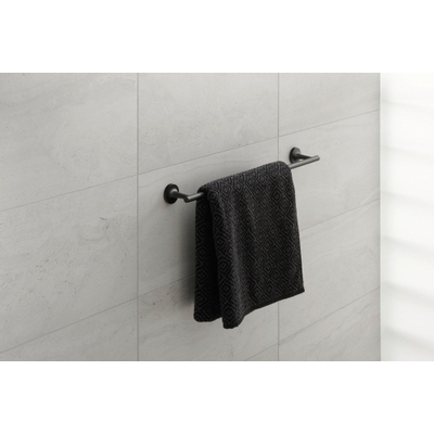 Duravit Starck T handdoekhouder 60x7.3cm mat zwart