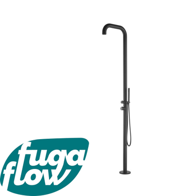 FugaFlow Eccelente Sobrado Badkamer Original Vrijstaande Buitendouche - RVS 316 - handdouche - mat zwart