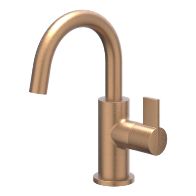 IVY Pact Fonteinkraan - opbouw - middelhoog - draaibare uitloop - Geborsteld mat koper PVD