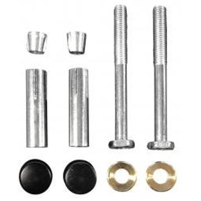 Wiesbaden schroevenset voor supportbeugels mat zwart