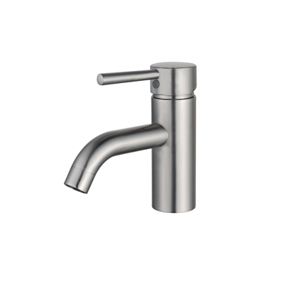 Fortifura Calvi Wastafelkraan - 14.8cm - opbouw - Geborsteld RVS PVD (RVS)