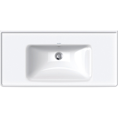 Duravit D-Neo wastafel 100.5x48x17cm 1 kraangat rechthoek Keramiek Wit