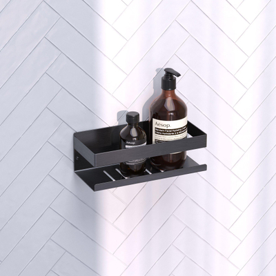 Brauer doucherek - 23x8cm - Gunmetal geborsteld