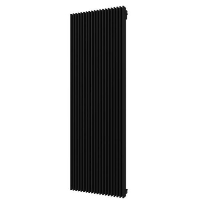 Plieger Antika Retto designradiator verticaal middenaansluiting 1800x595mm 1753W donkergrijs structuur