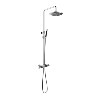 Hotbath Cobber X SDS9 thermostatische regendoucheset met 30cm ronde hoofddouche staafhanddouche chroom