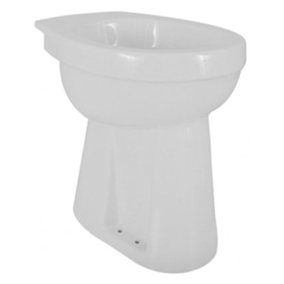 Xellanz Basic Sanit Staande verhoogde toiletpot 45.5cm AO wit