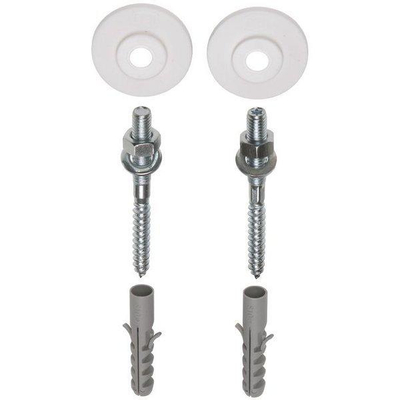 Plieger plugbouten compleet voor fontein M6x80mm