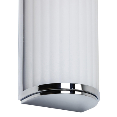 Astro Monza Classic wandlamp 250 exclusief E27 CFL chroom 12.5x8.9x19cm IP44 staal A