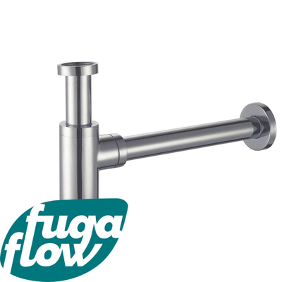 FugaFlow Efficiente Sobrado design bekersifon 1.1/4" voor wastafel chroom -