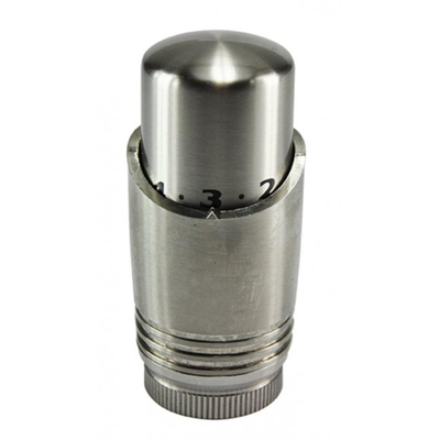 Riko luxe thermostaatknop M-30 geborsteld staal
